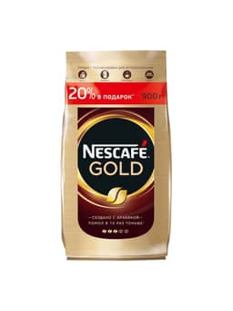 Кофе растворимый 900 гр "NESCAFE" GOLD м/у Кофе растворимый 900 гр "NESCAFE" GOLD м/у