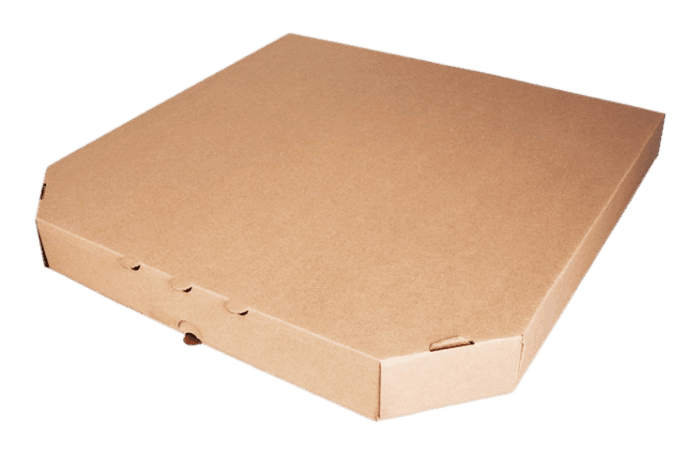 Коробка под пиццу 400*400*40 БУРАЯ, со скошенными углами Коробка под пиццу 400*400*40 БУРАЯ, со скошенными углами